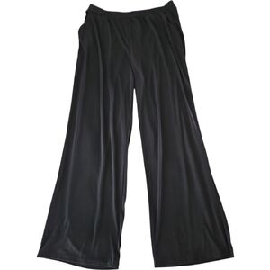 Attitudes By Renee Wide Leg Pants SZ L Black
